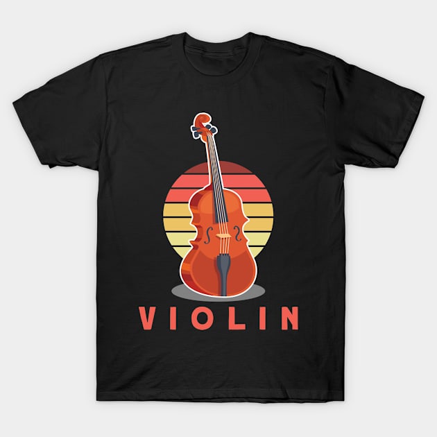 Violinist T-Shirt by maxcode